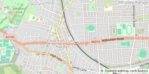 Map of Manchester