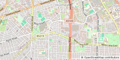 Map of Manchester