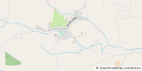 Map of Hunton, North Yorkshire