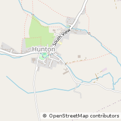 Map of Hunton, North Yorkshire