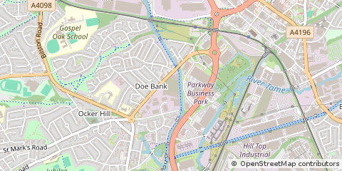 Map of Wednesbury