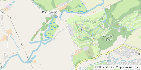 Map of Trimsaran, Carmarthenshire