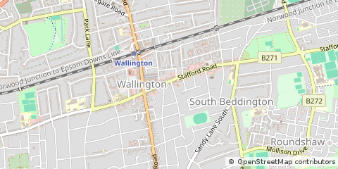 Map of Wallington