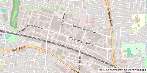 Map of Slough