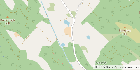 Map of Dalbeattie, Dumfriesshire