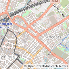 Map of Manchester