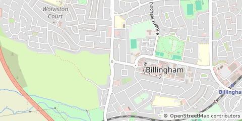 Map of Billingham