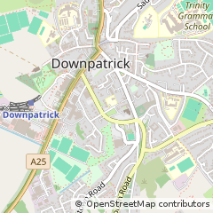 Map of Downpatrick, CO. Down