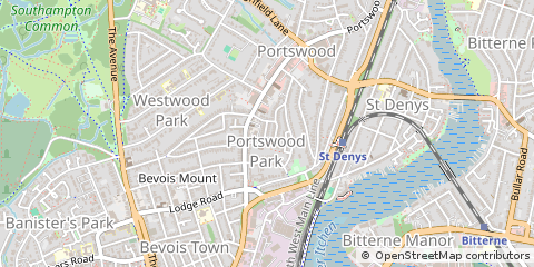 Map of Southampton