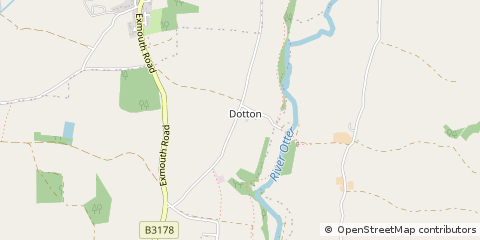 Map of Sidmouth