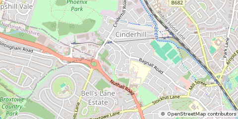 Map of Nottingham