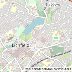 Map of Lichfield