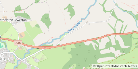 Map of Bridport, Dorset