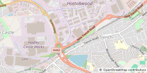 Map of Telford, Shropshire