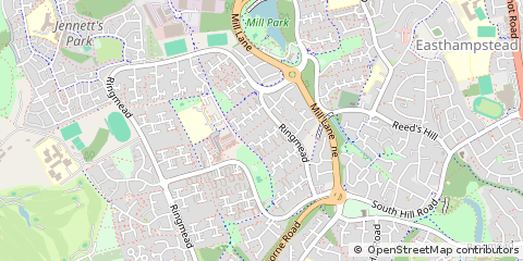 Map of Bracknell, Berkshire