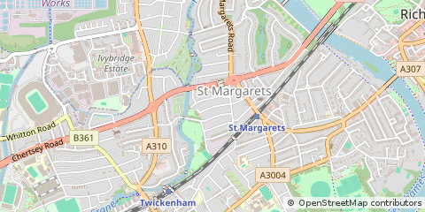 Map of Twickenham