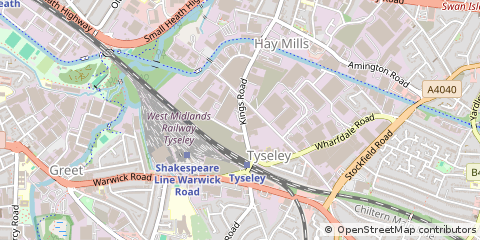 Map of Birmingham