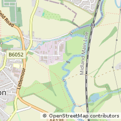 Map of Eckington, Derbyshire