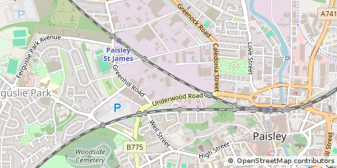 Map of Paisley