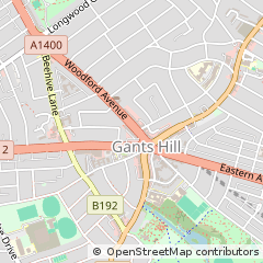 Map of Ilford, Greater London
