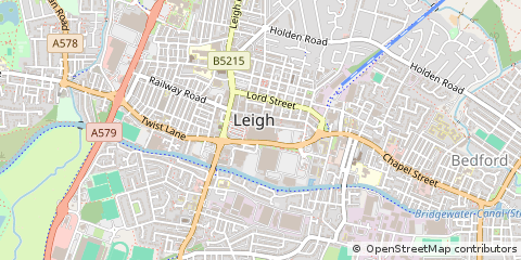 Map of Leigh