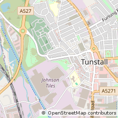 Map of Stoke-on-Trent, Staffordshire
