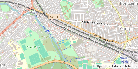 Map of Cardiff