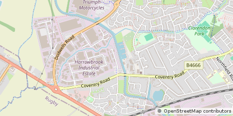 Map of Hinckley, Leicestershire