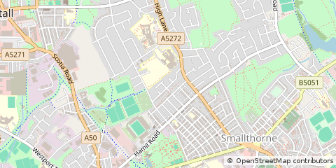 Map of Stoke-on-Trent