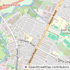 Map of Leicester