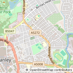 Map of Stoke-on-Trent