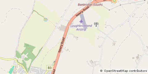 Map of Banbridge, Down
