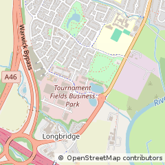 Map of Warwick, Warwickshire
