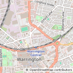 Map of Warrington, Warrington, Cheshire