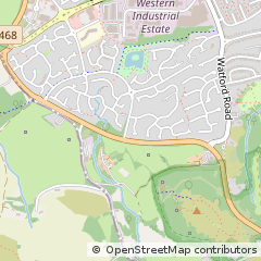Map of Caerphilly