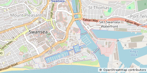 Map of Swansea