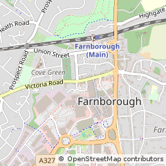 Map of Farnborough