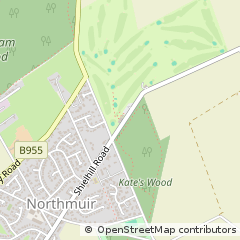 Map of Kirriemuir, Angus