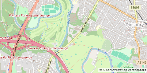 Map of Manchester, Great Manchester