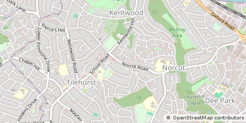 Map of Reading, Berkshire