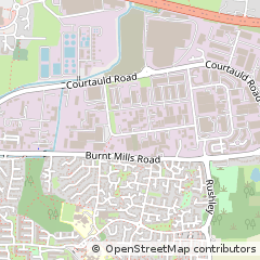 Map of Basildon, Essex
