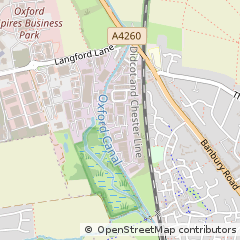 Map of Kidlington, Oxon