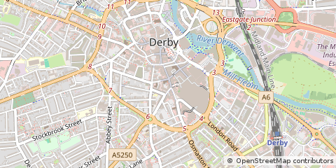 Map of Derby