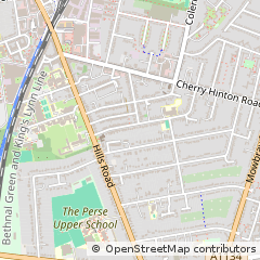 Map of Cambridge, Cambridgeshire
