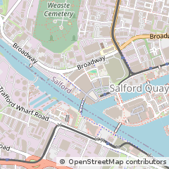 Map of Salford, Greater Manchester