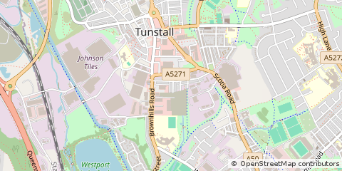 Map of Stoke-on-Trent