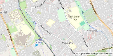 Map of Middlesbrough