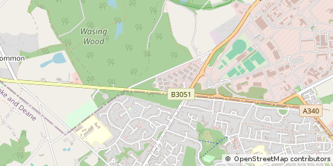 Map of Aldermaston, Berkshire
