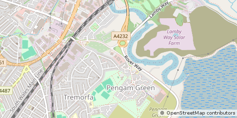 Map of Cardiff