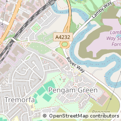 Map of Cardiff